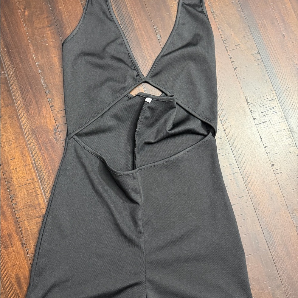 Black Cutout Romper